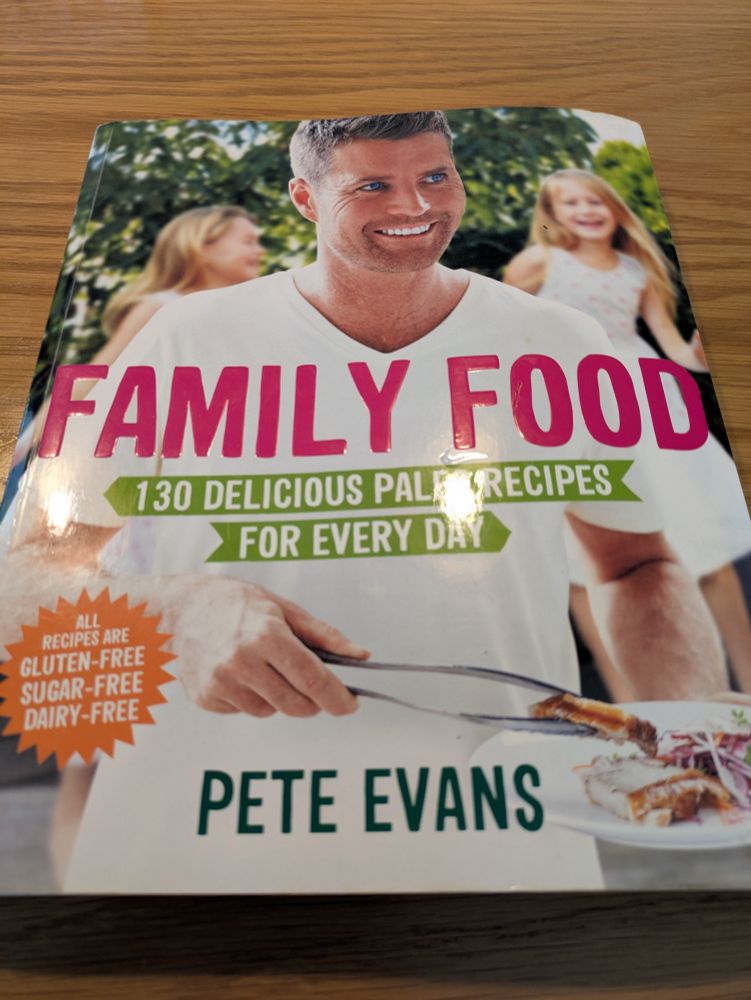 Pete Evans recipe book
