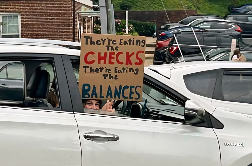 They are eating the checks, they are eating the balances.