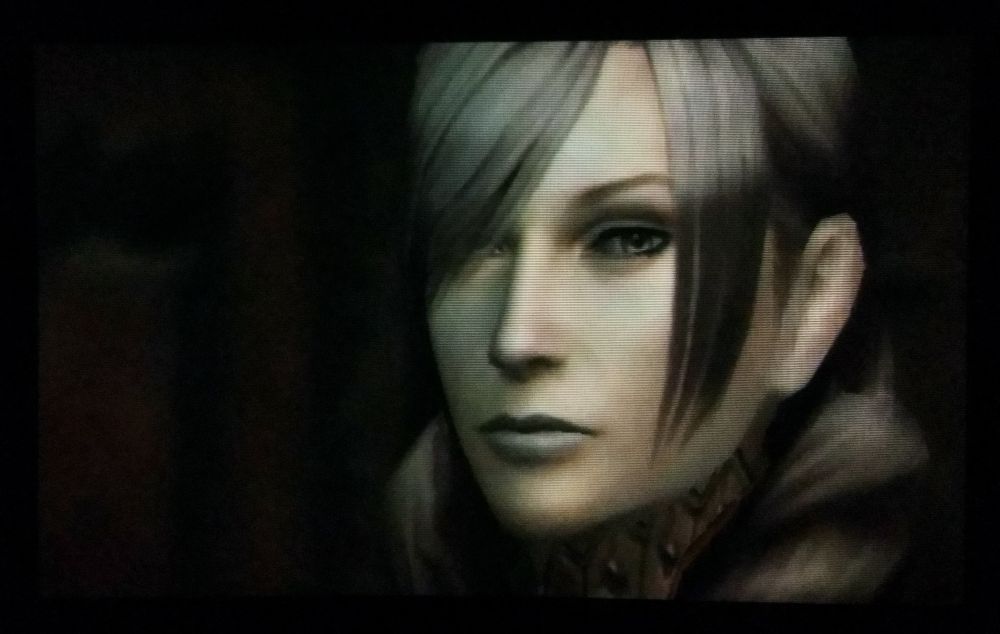 Haunting Ground running on PS2 in 480p displayed on a Sony BVM D24