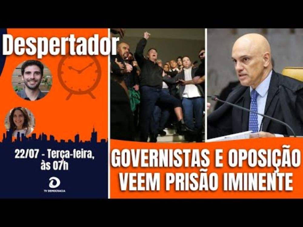 Moraes ameaça prender Bolsonaro por descumprimento de ordem. Fux vota isolado contra tornozeleira