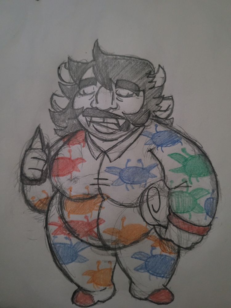 Kankri in a crab themed Onesie