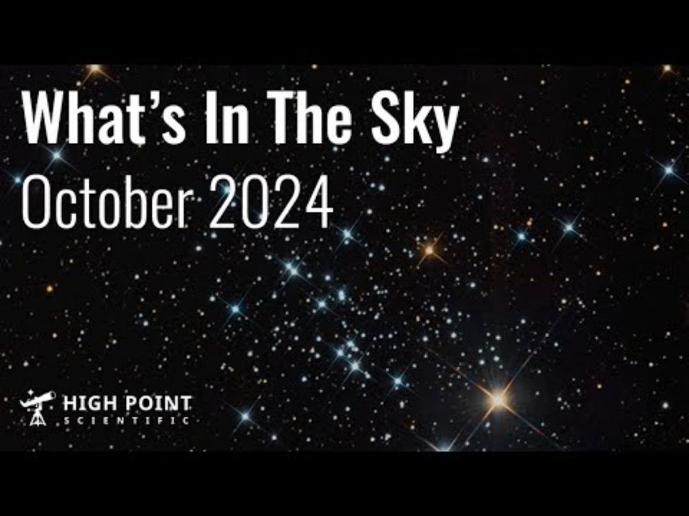 What's in the Sky this Month | October 2024 | High Point Scientific