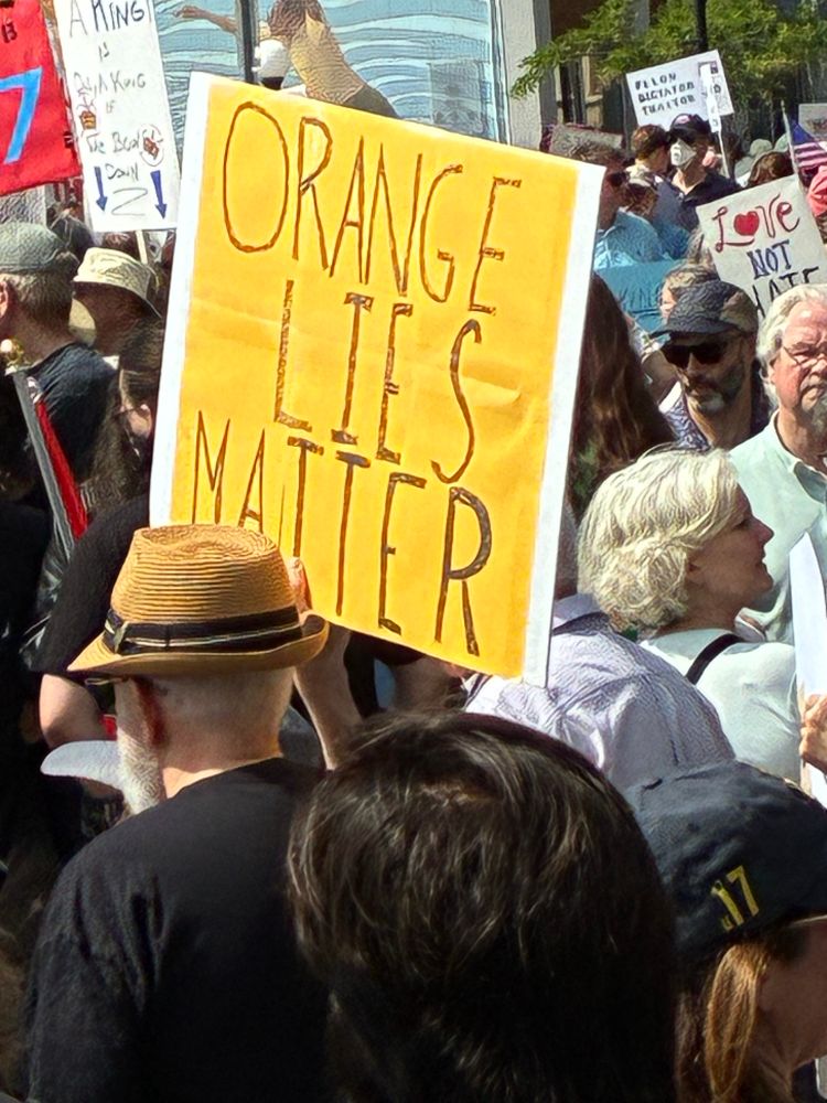 Orange Lies Matter
