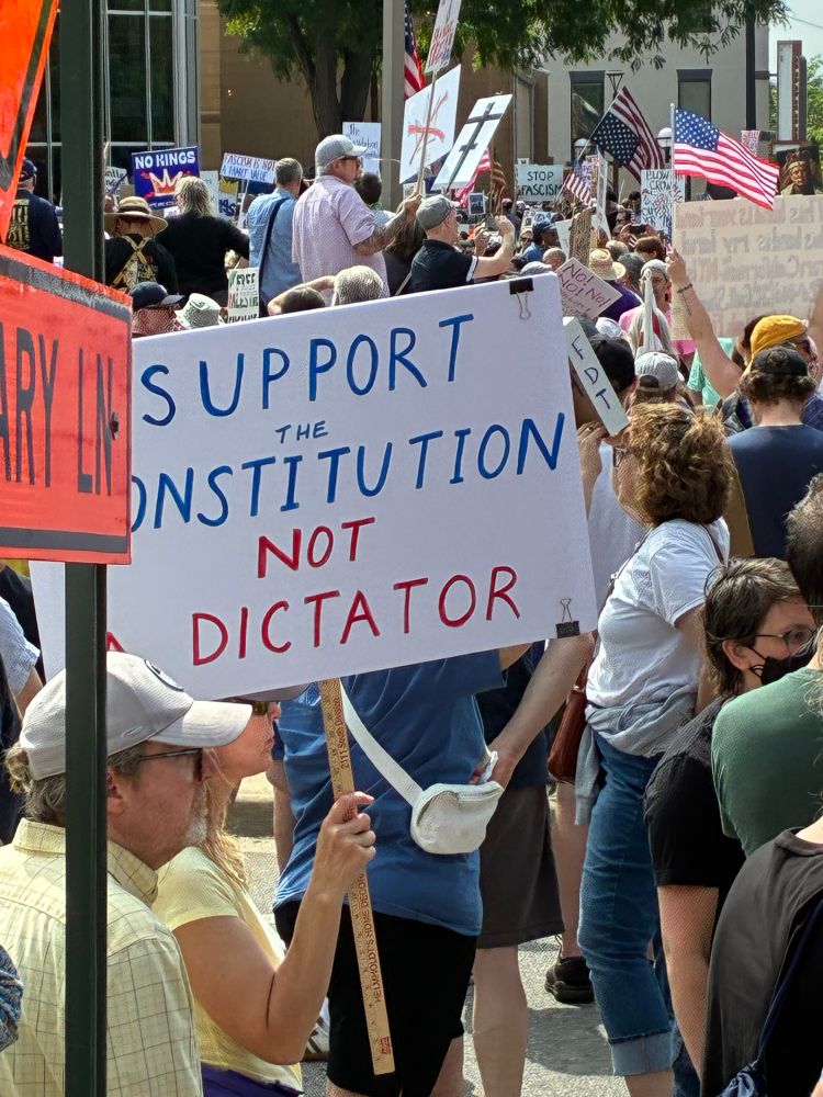 We Supporrt the Constitution not Dictators