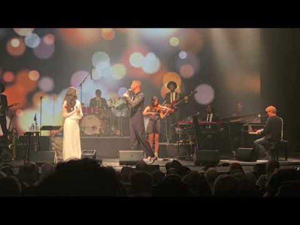 Angelina Jordan duet with Scott Hoying "All of Me" John Legend cover.   Alex Theater, Glendale, CA