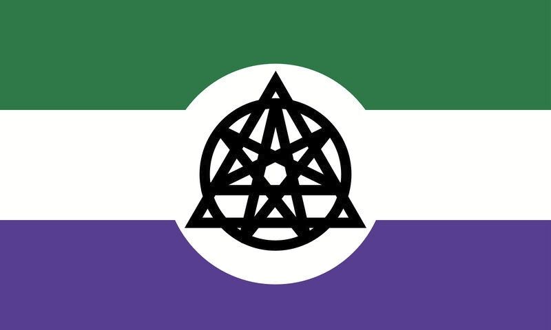 Therian and Non-Human pride flag!!!!