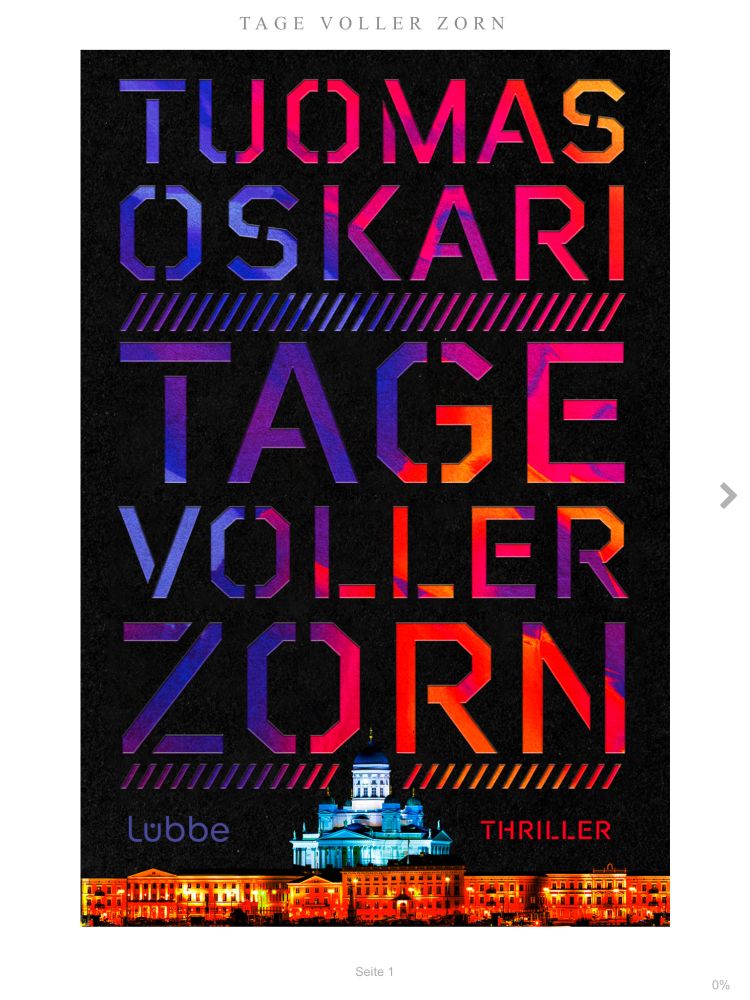 Buchcover: Tuomas Oskari - Tage voller Zorn
