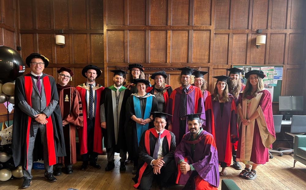 Historians in their robes 