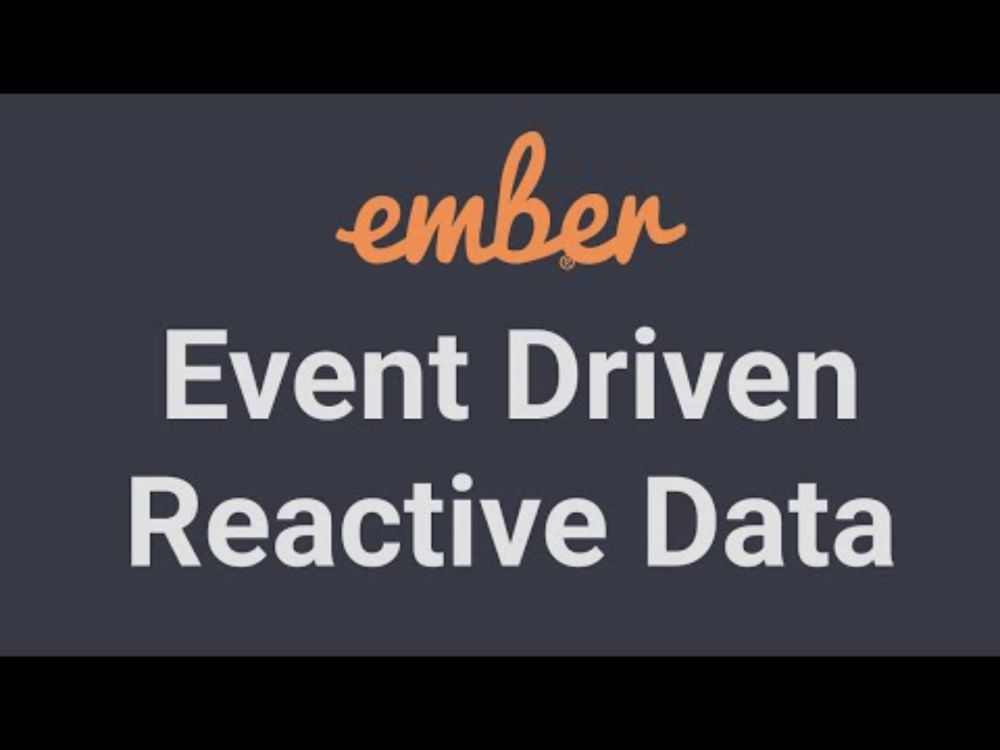 Event Driven Reactive Data in Ember