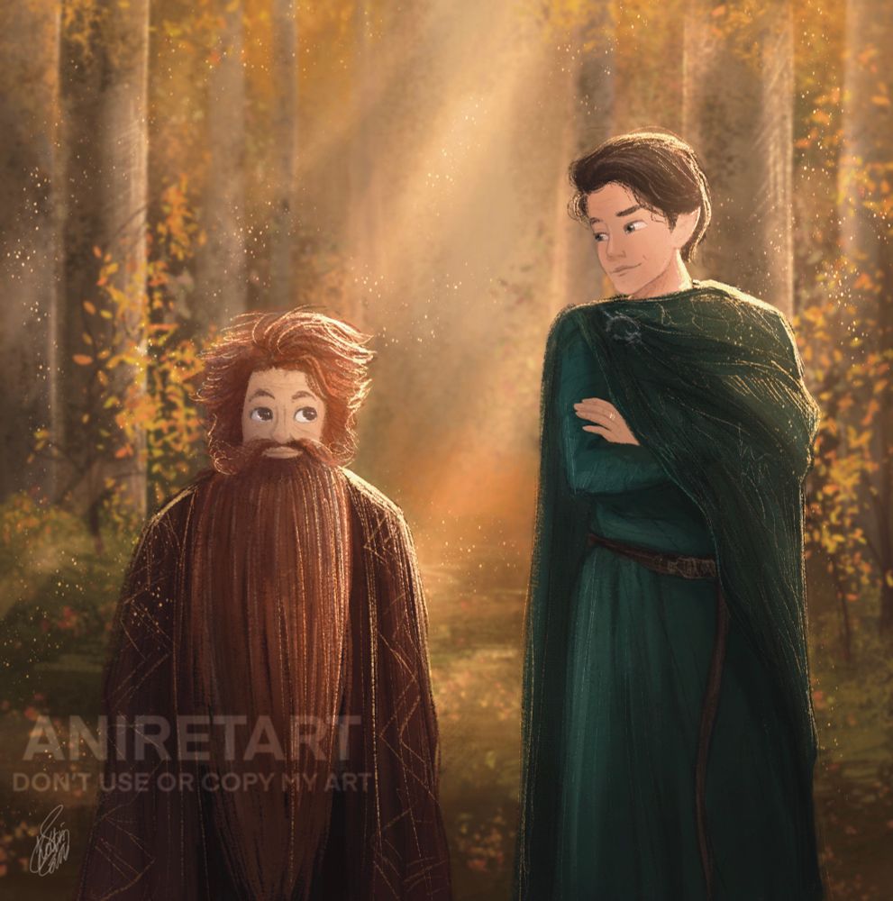 Durin and Elrond from the first season 