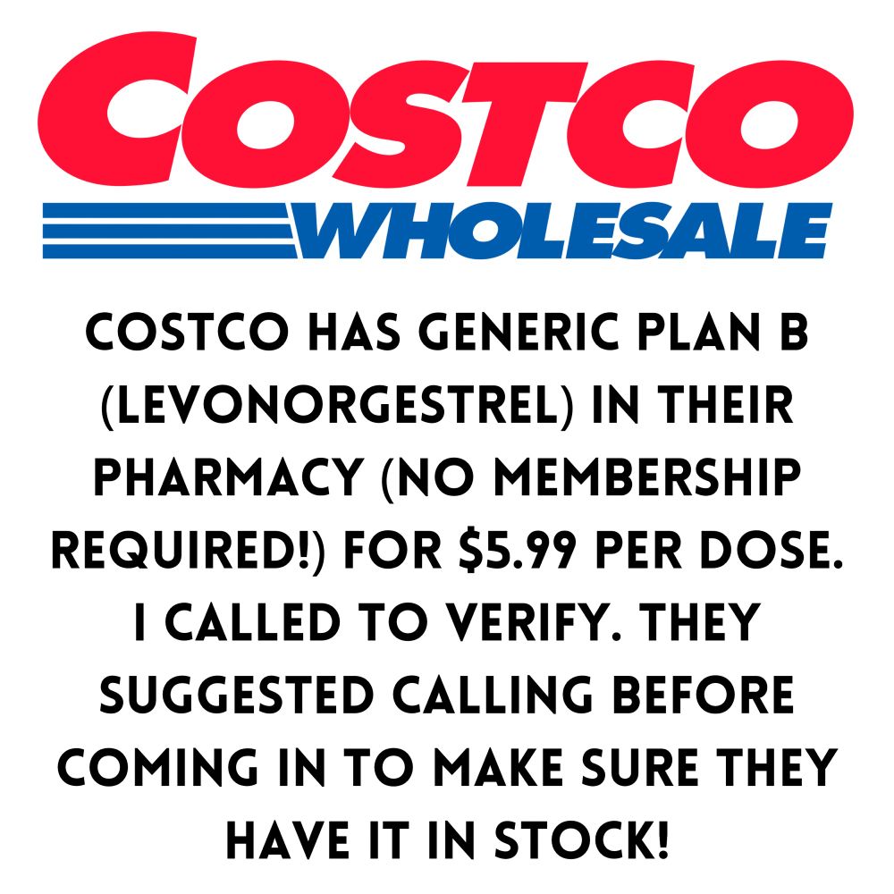 Costco logo with info on generic plan be for $5.99 no membership needed. Call ahead to make sure they have some in stock!