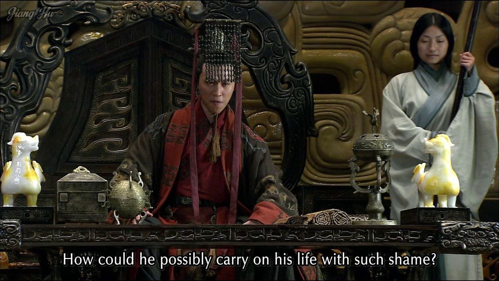 how could he possibly carry on in his life with such shame?