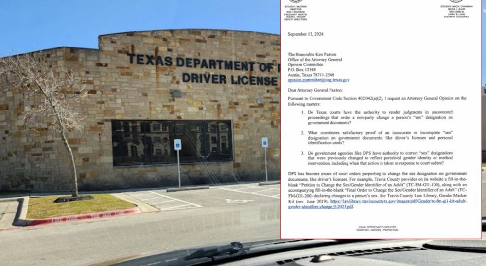 Texas DPS May Begin Reverting Trans People's Valid Drivers Licenses