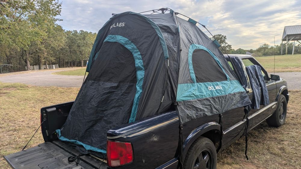 Tent pitched!