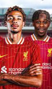 Ekitike and Frimpong in red LFC kits. 