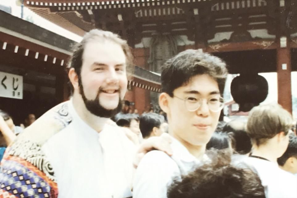 The author during his fifth year in Japan with the man he fell in love with.