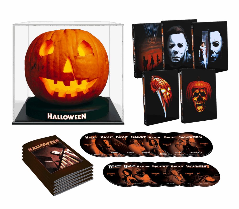 Halloween I – V (1978 – 1989) Collection in Limited Edition Jack O’Lantern – Imprint Films