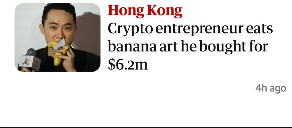 Photo of man eating a banana