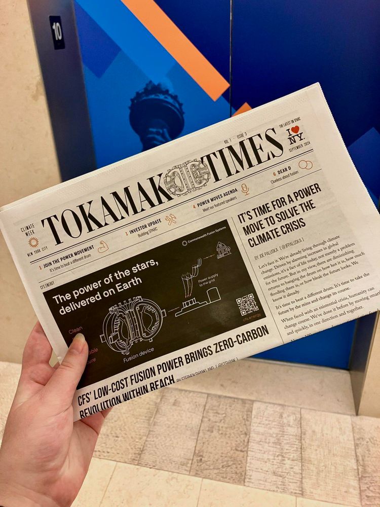 Tokamak Times newspaper in NXT layout 