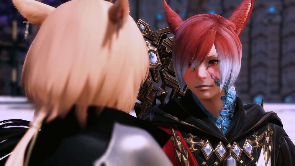 The Exarch is very shocked and embarrassed at this sudden action