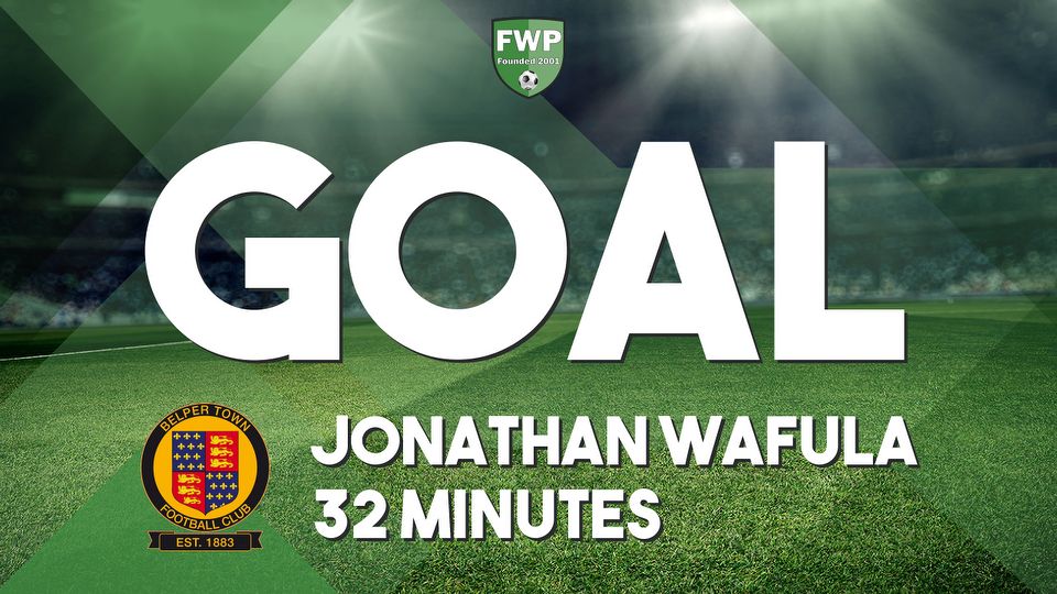 GOAL: Corby Town 0-1 BELPER TOWN - Jonathan Wafula (32')