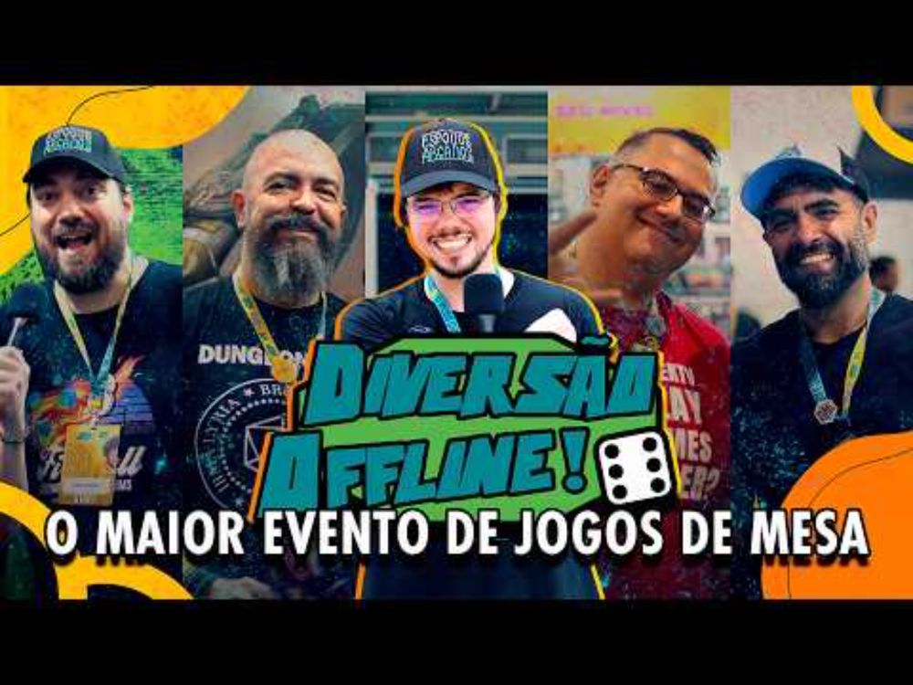GUFGAR no DIVERSÃO OFFLINE 2025: MAIOR e com muito mais RPG!
