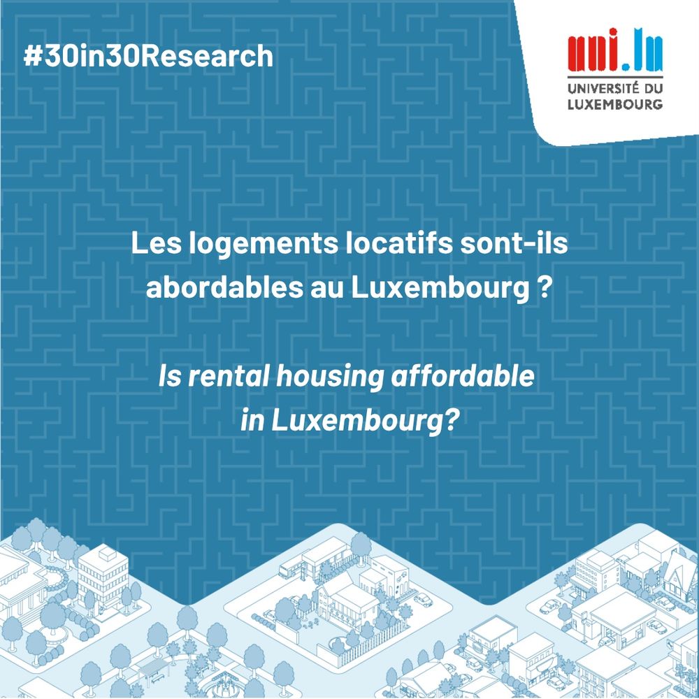 #30in30Research - Is rental housing affordable in Luxembourg? 