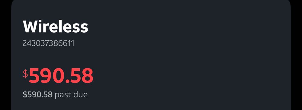 My asinine phone bill 