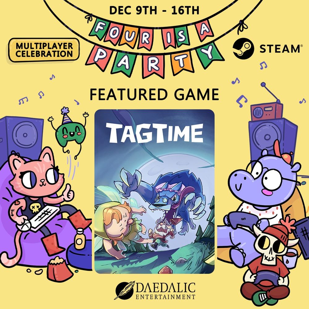 TagTime is part of the multiplayer festival Four is a Party on Steam!