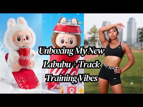 Unboxing My New Labubu + Track Training Vibes 🏃‍♀️✨