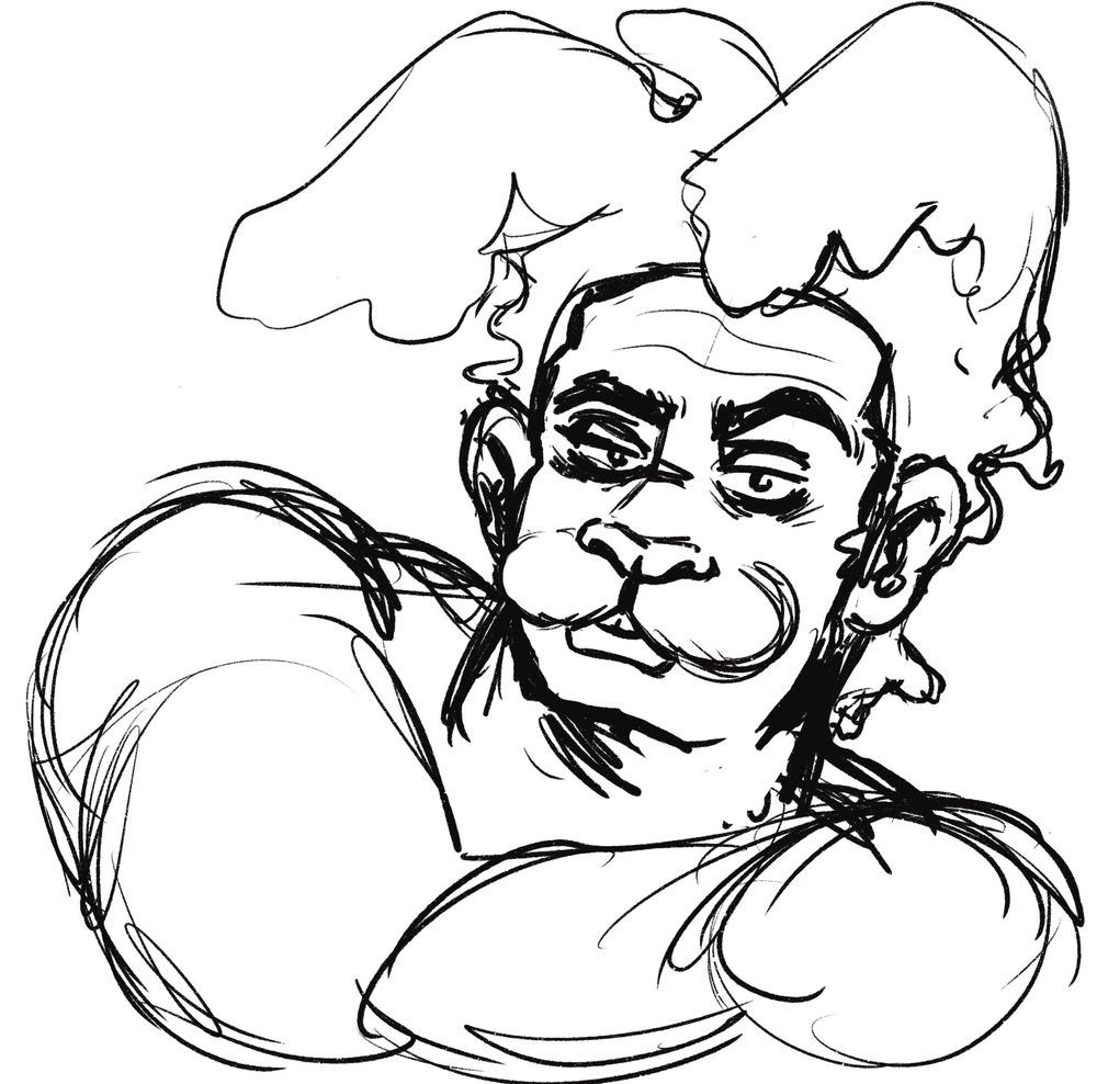 sketch of oc - Binnamon