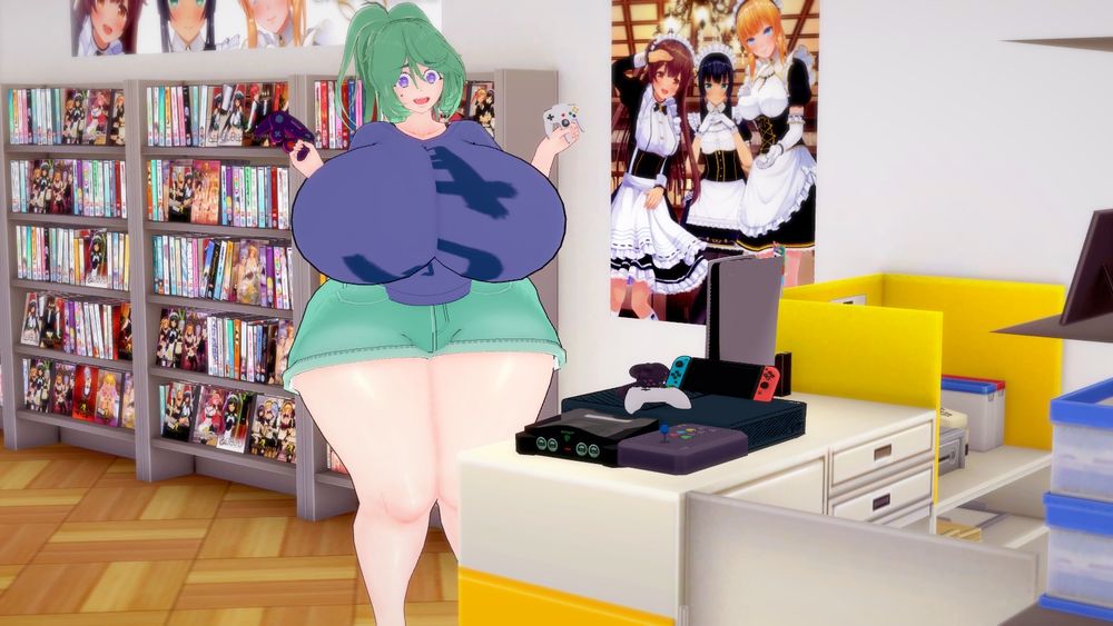 Dizzy in her element!