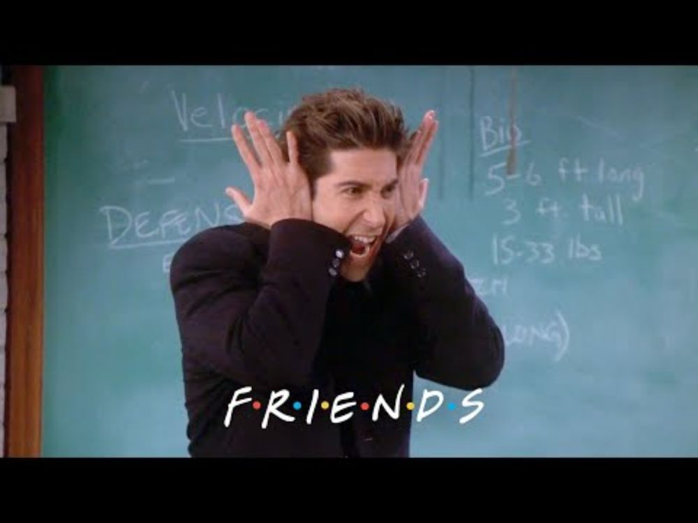 Ross' Dinosaur Impression | Friends