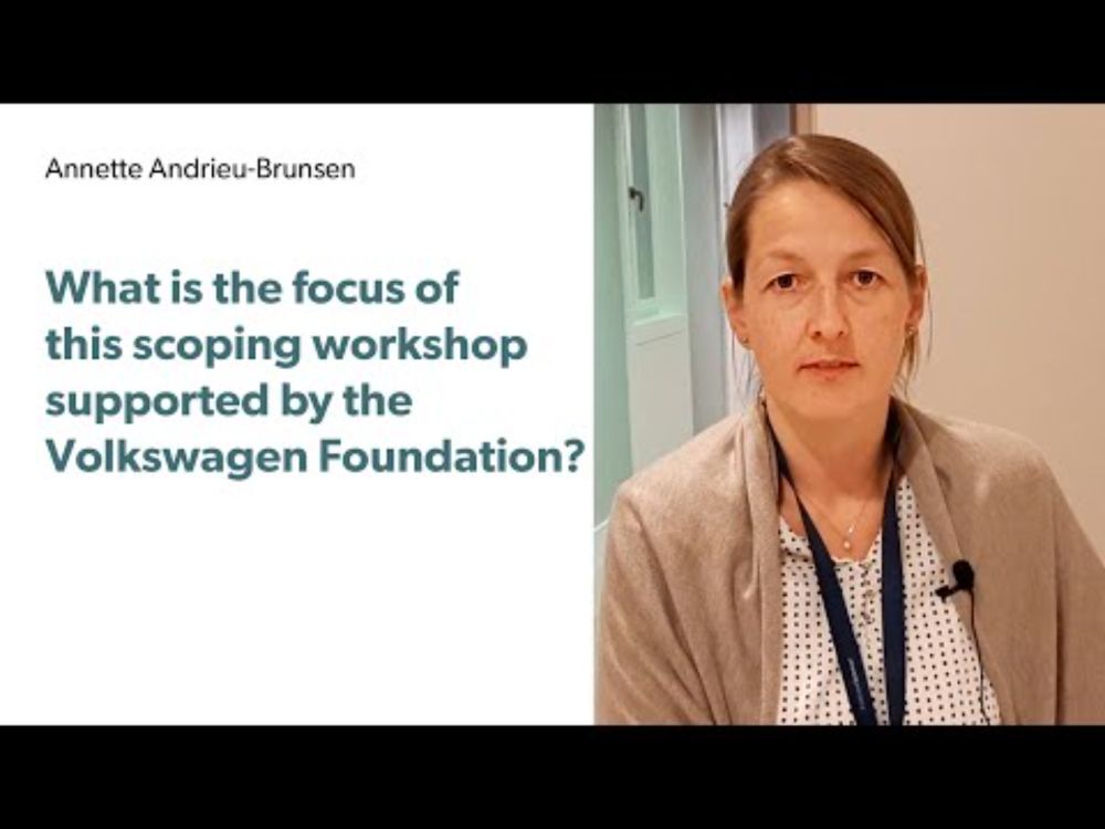 A Brief Conversation with Annette Andrieu-Brunsen | Focus of the Scoping Workshop by VW Foundation