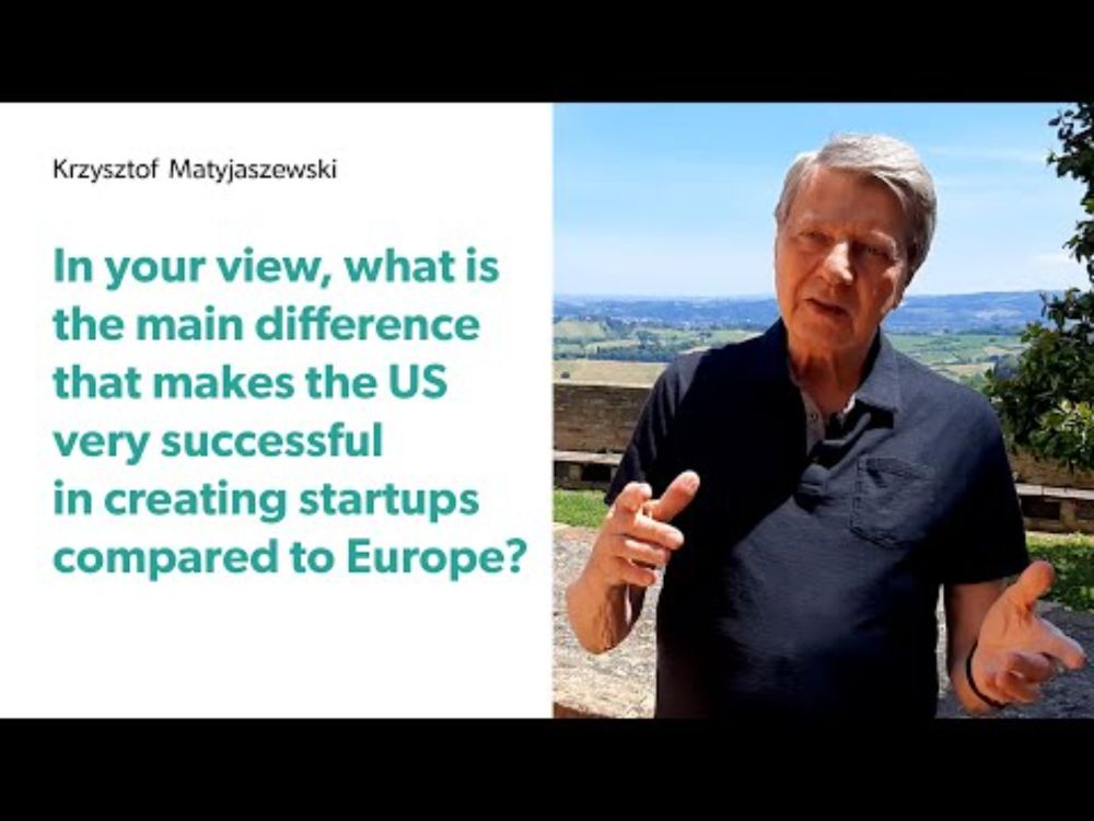 A Brief Conversation with Kris Matyjaszewski |  Key Differences in Startup Success: US vs. Europe