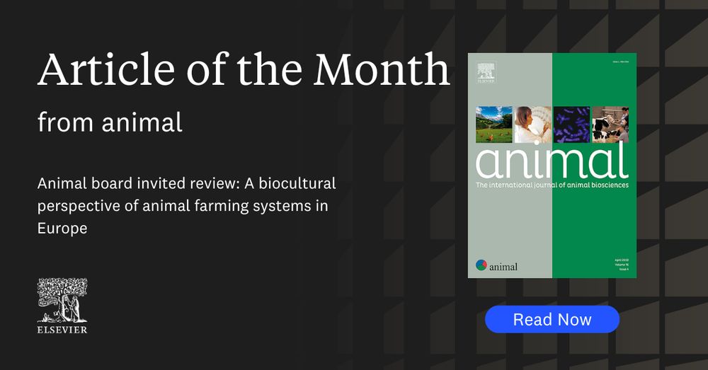 Article of the month from Animal