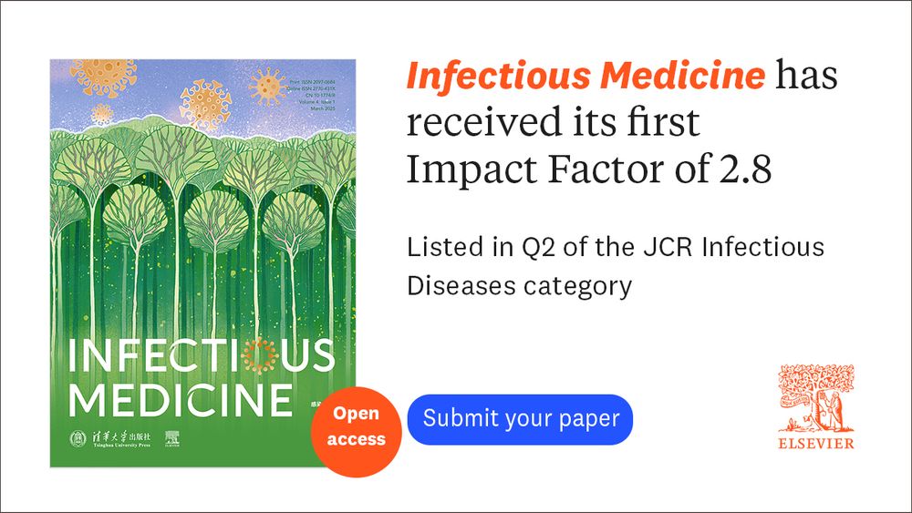 Infectious Medicine has received its first Impact Factor of 2.8!