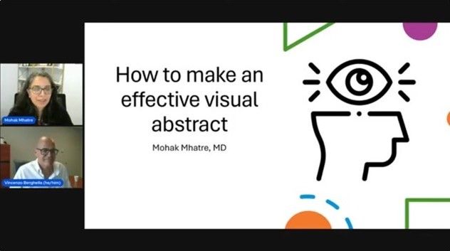 Video tutorial on creating visual abstracts for research, with tips and examples by Dr. Mohak Mhatre in collaboration with AJOG MFM.