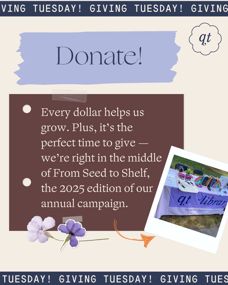 Donate: Every dollar helps us grow. Plus, it's the perfect time to give. We're right in the middle of From Seed to Shelf, the 2025 edition of our annual campaign.