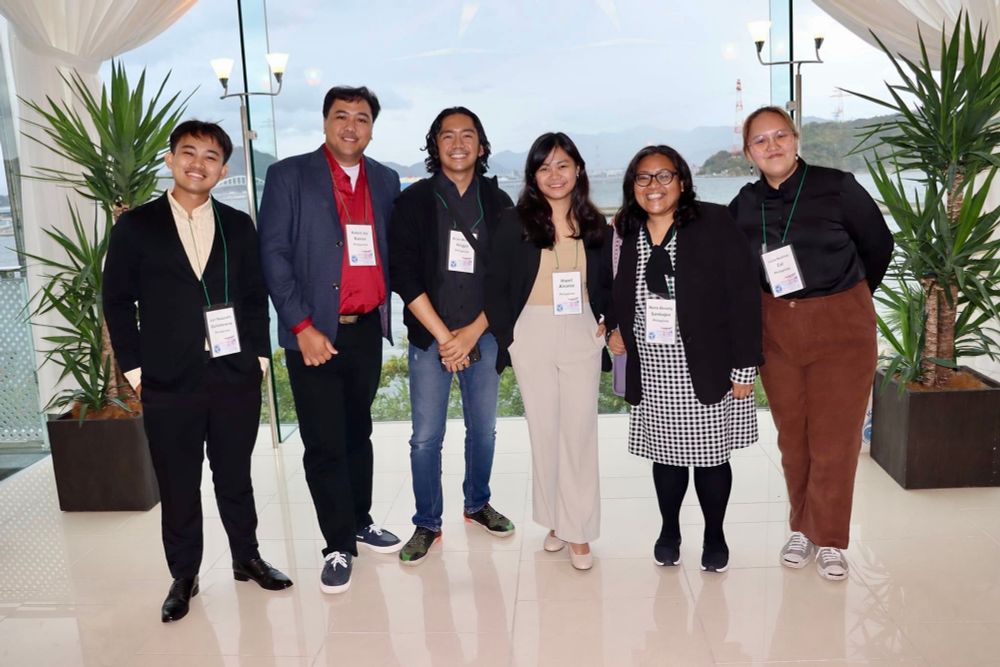 Delegates from the University of the Philippines Marine Science Institute Microbial Oceanography Laboratory at the International Conference on Harmful Algae 2023 in Hiroshima, Japan.