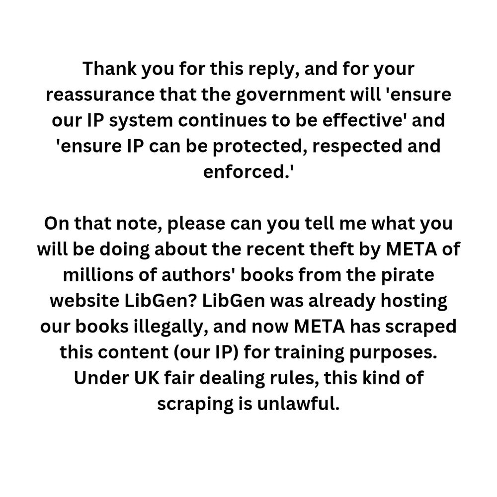 Email to MP