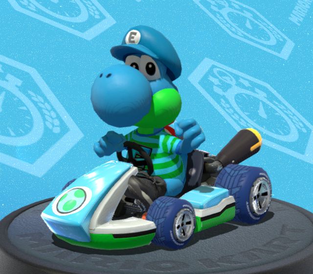 MysterE Yoshi on the Standard Kart in Mario Kart 8 Deluxe