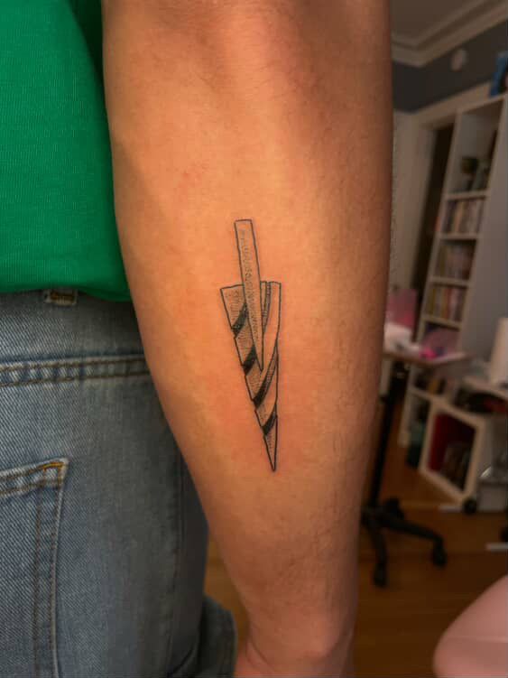 Hollow Knight Nail Tattoo