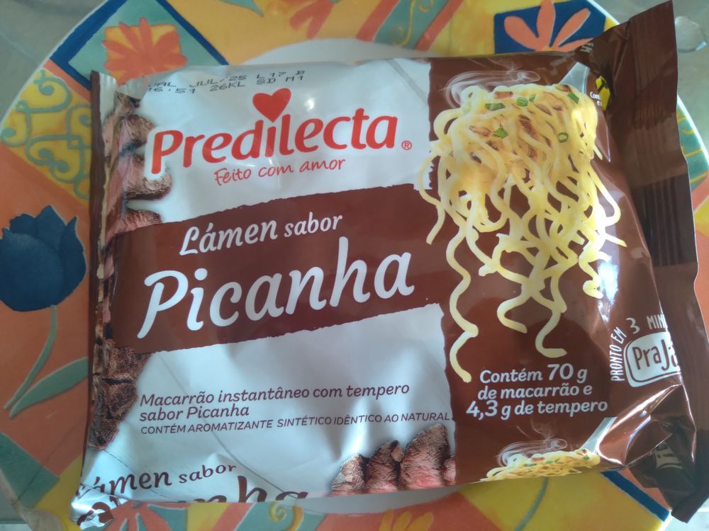 pacote de miojo sabor picanha