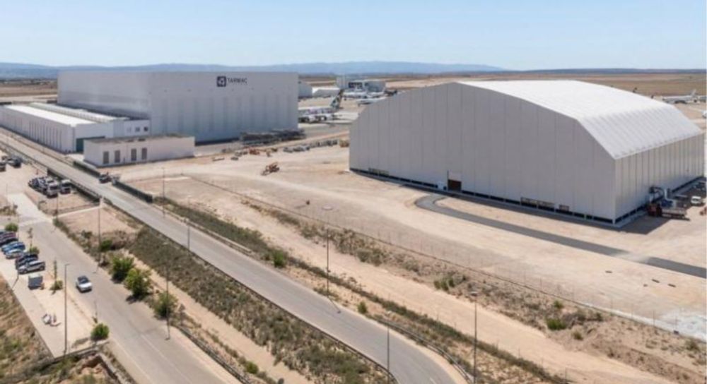 TARMAC Aerosave unveils world’s largest Metal-Textile Hangar