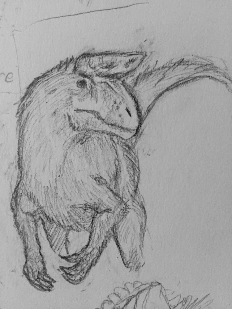 Speculative Cryolophosaurus.