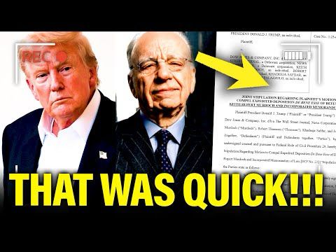 🚨Trump INSTANTLY FOLDS in Case against Murdoch