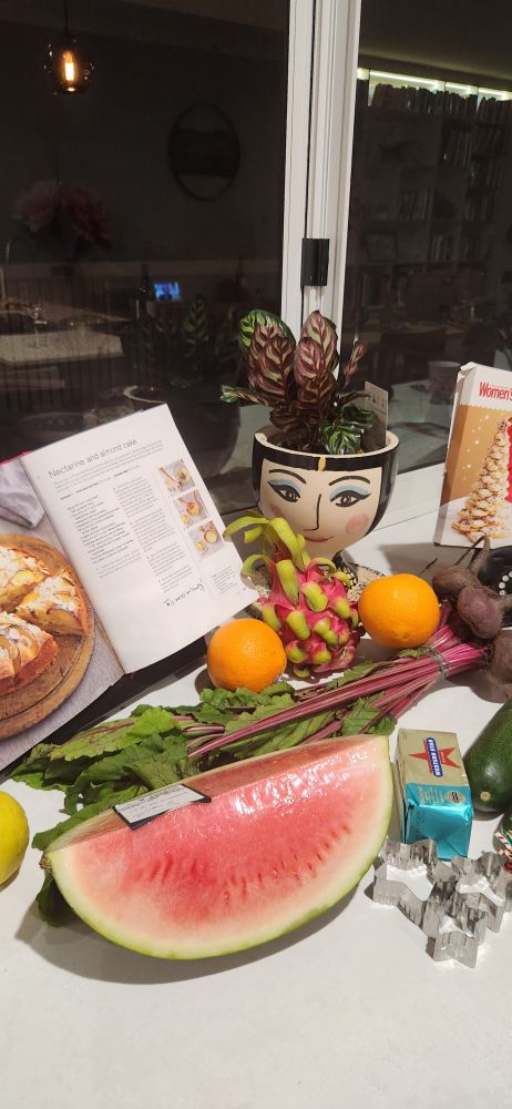 In real life salad and cake making 