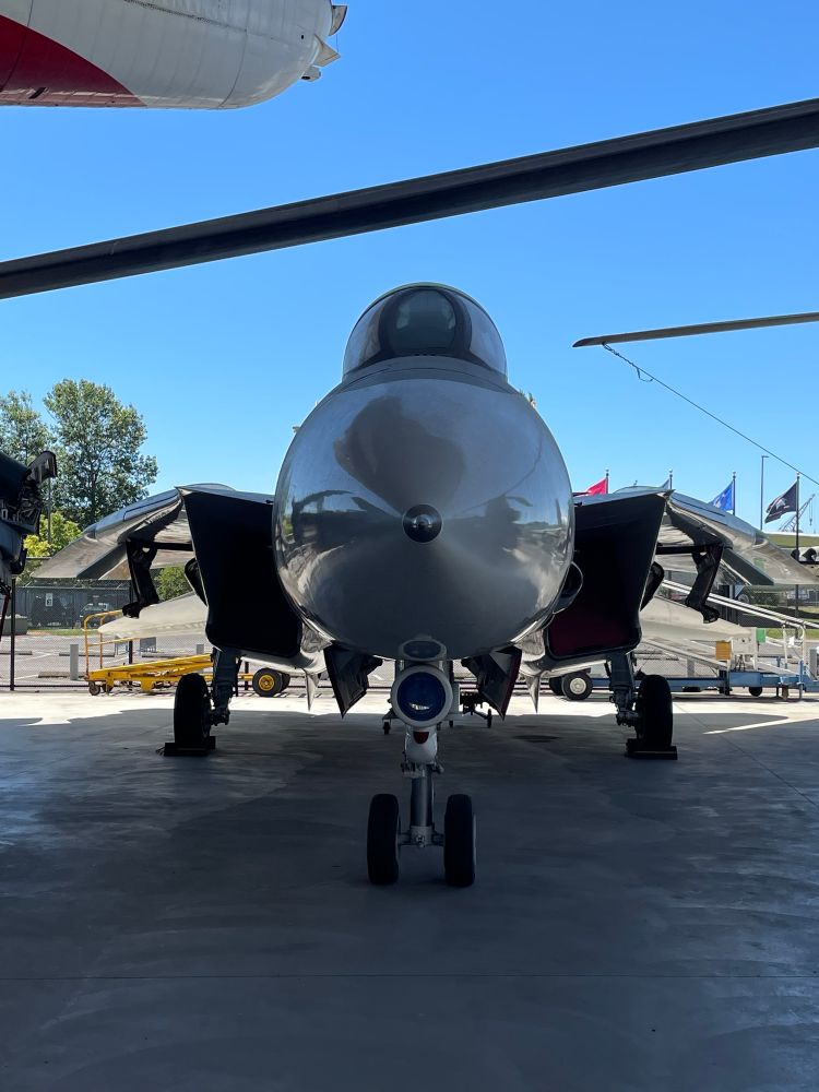 The F-14 Tomcat at the Museum of Flight.