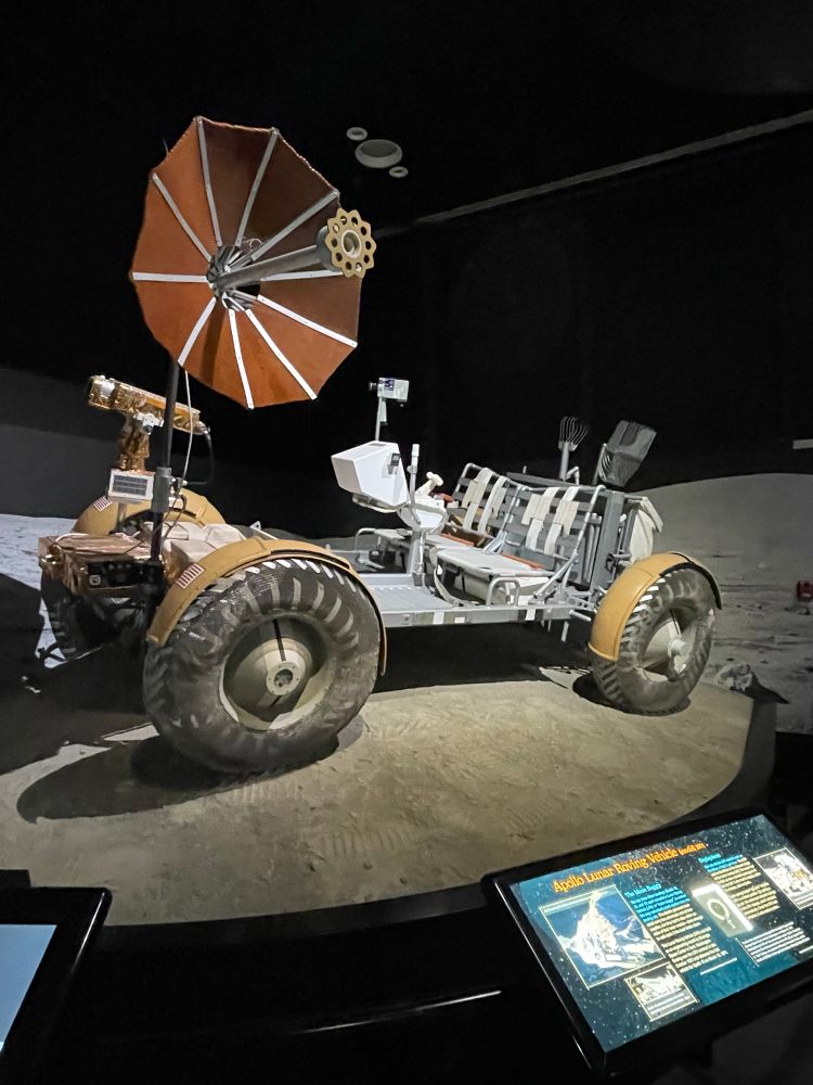 The Apollo Lunar Roving Vehicle at the Museum of Flight.